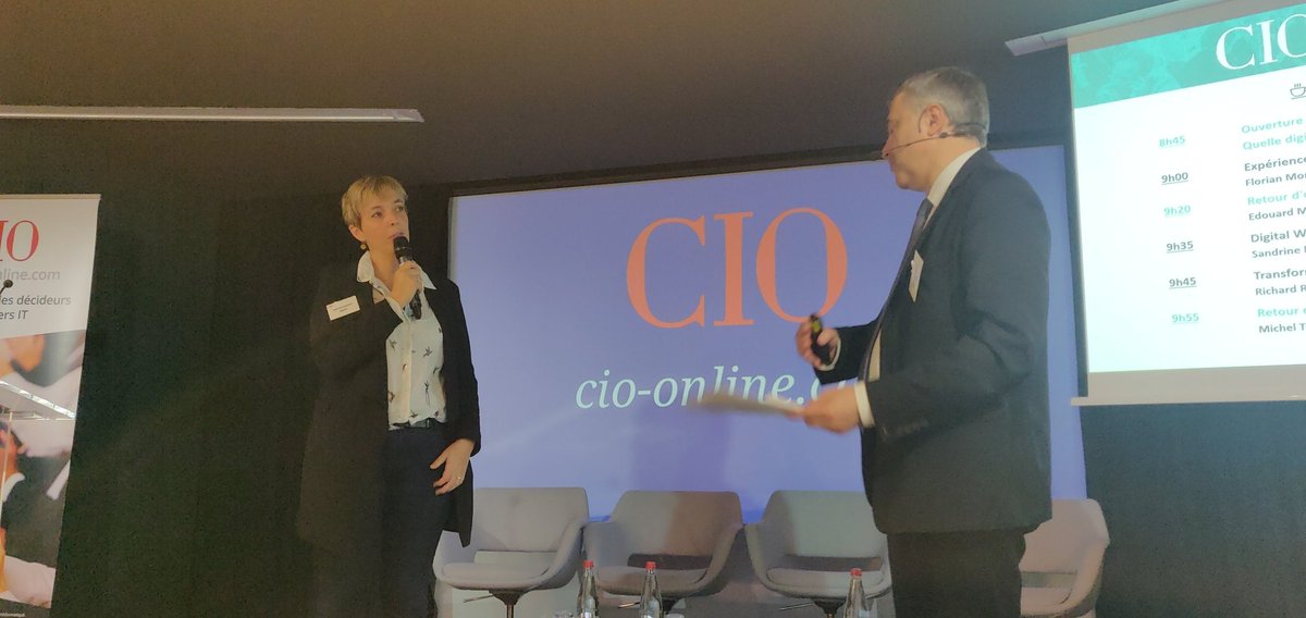 edouarddautry's tweet photo. Lancement de la conférence #CIOdw avec @bertrandlemaire https://t.co/6LyXRBV3xI