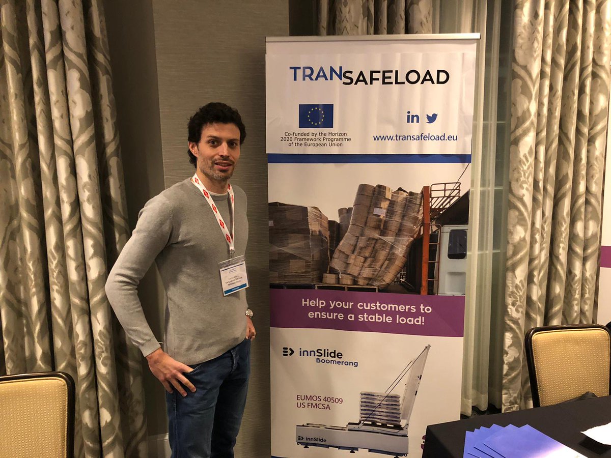 TranSafeLoad's tweet photo. .@Contact_AMI Stretch &amp; Shrink US starts today and our colleagues have everything ready to receive attendees at our booth # 8. Come visit us to learn about the latest #innovations in packaging optimization and validation for the #plastic film industry. #transportsimulation #H2020 https://t.co/X8qLXaKlek