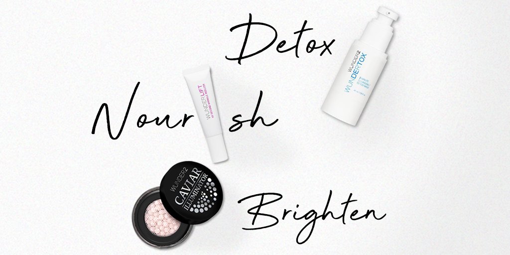 Wunder2SA's tweet photo. Your three musketeers for picture perfect skin all season long. Invest in these key essentials and Detox, Nourish and Brighten with Wunder2 https://t.co/qq609bjg1J