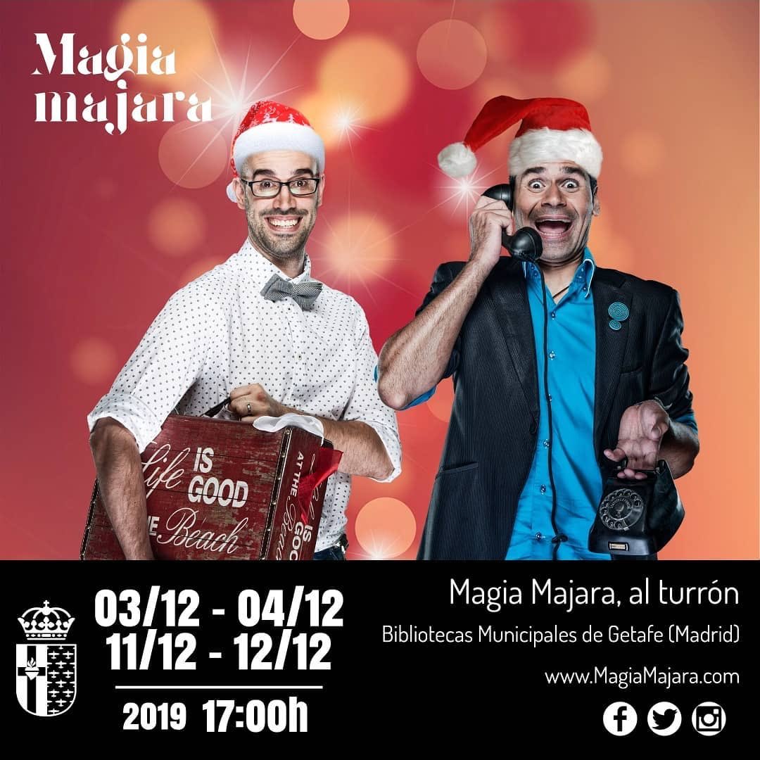 Cultura_MDRD's tweet photo. Los días 3, 4,11 y 12 de Diciembre @MagiaMajara estará repartiendo magia navideña en las Bibliotecas Municipales de Getafe!!!! #magiamajara #magia #getafe #eventosgetafe #eventosenfamilia #eventosconmagia #nosgustalamagia @aytogetafe https://t.co/yxcIyQ6dtf