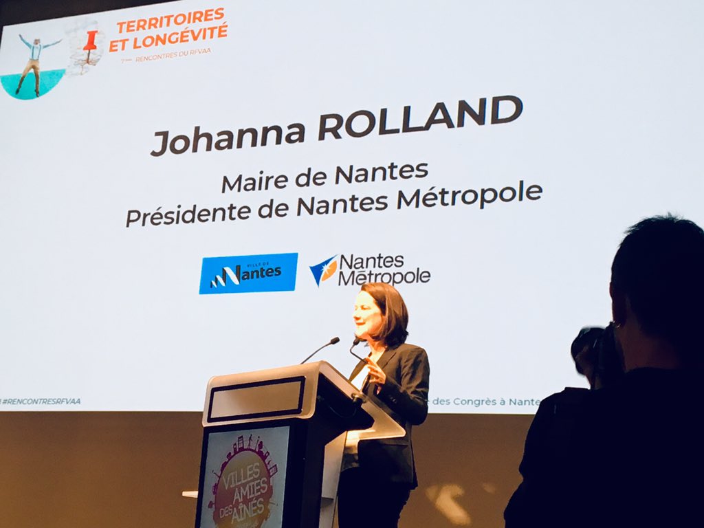 FGzil's tweet photo. Ouverture des #RencontresRFVAA par @Johanna_Rolland maire de @nantesfr 
Nous devons bâtir un nouveau projet de société à la hauteur du défi de la longévité https://t.co/VPtoVOXEfw