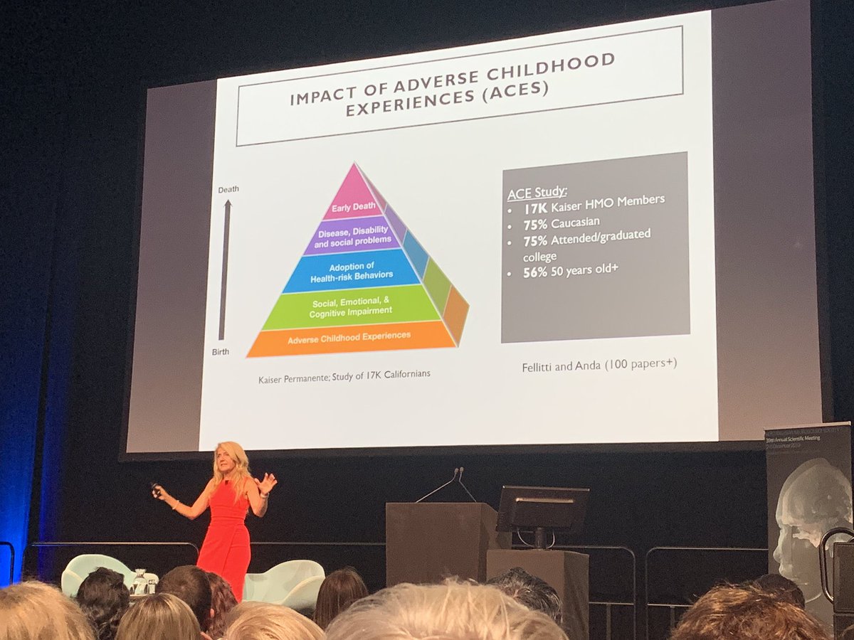 Brigid O'Connell (@brigidoconnell) on Twitter photo The higher the level of childhood trauma, the higher the chance of later alcoholism. Stress rewires the brain. Trauma transmits through the generations. BUT đ§ is plastic and can change with practice and effort, according to Prof Selena Bartlett <a href="/AusNeuroSoc/">Australasian Neuroscience Society (ANS)</a> The higher the level of childhood trauma, the higher the chance of later alcoholism. Stress rewires the brain. Trauma transmits through the generations. BUT đ§ is plastic and can change with practice and effort, according to Prof Selena Bartlett <a href="/AusNeuroSoc/">Australasian Neuroscience Society (ANS)</a>