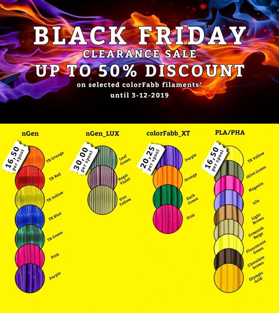 gshap_r's tweet image. Sale at @colorfabb #3dprinting