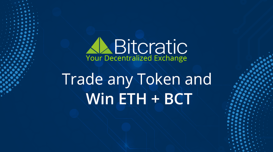 bitcratic's tweet photo. Retweet this post, 10 lucky will get 200 BCT Each BCT is trading on Bitcratic
Trade any Token on Bitcratic &amp; Win ETH + BCT
1st Price — 1 ETH + 20000 BCT
2nd — 0.5 ETH + 15000 BCT
3rd — 0.25 ETH + 10000 BCT
4th — 5000 BCT
5th — 4000 BCT
Details: https://t.co/yB6zwwM4GV
#Bitcratic https://t.co/jmKNBkwz0o