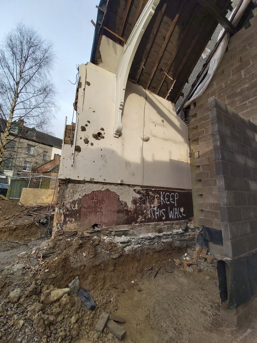 Geoinvestigate's tweet image. #Phase1 #deskstudy #siteinvestigation recconnaissance inspection on todays lovely early morning visit in #Cumbria. Better late than never. Foundations who needs em eh or were Victorian builders a better judge of bearing capacity. Church conversion to residential end use. Phase2?