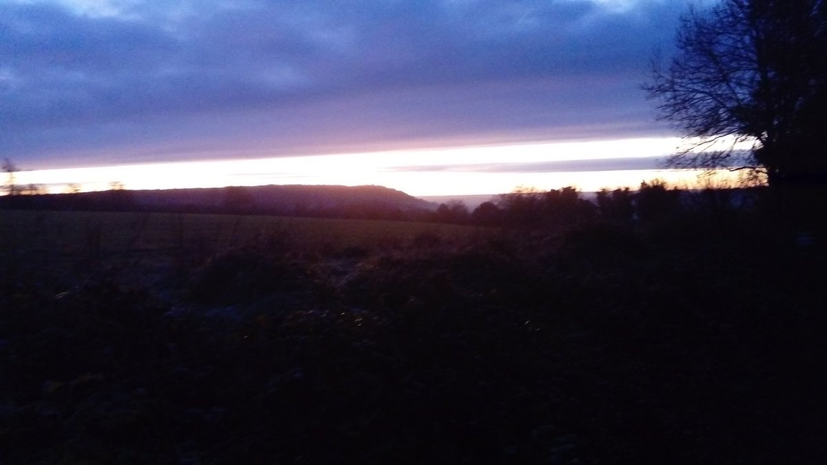 AndrewSalisbur2's tweet photo. Bright and cool. #mountainbiking commute #Dorking to @RHSWisley #sunrise over #boxhill and through the trees at #ockhamcommon https://t.co/Xk9BKozBOq