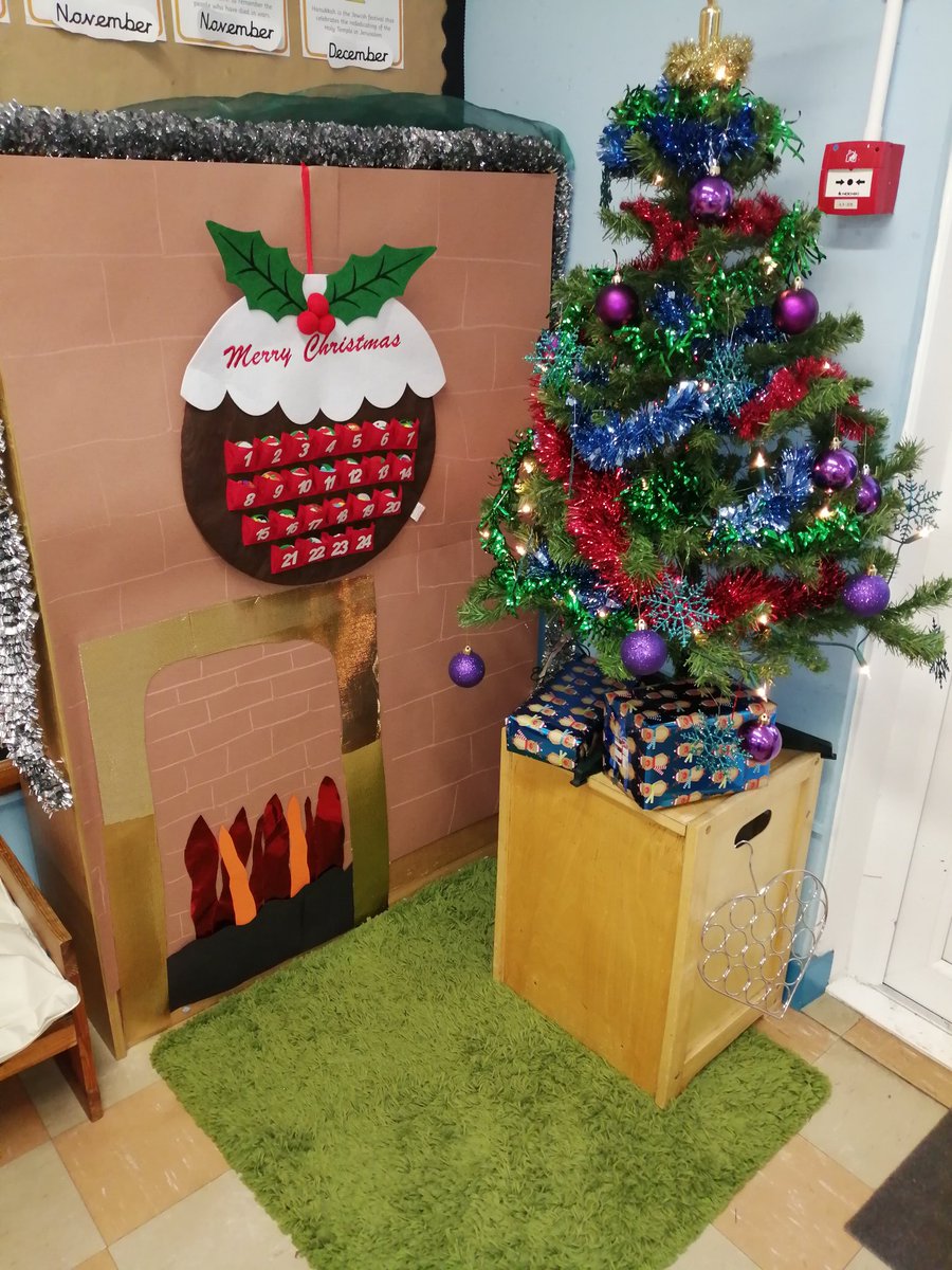 stpetersgala's tweet photo. P1/2ML ready for Christmas role play, and a book wrapped to choose our story each day. #gettingclosenow #excitementbuilding https://t.co/eho1dnwGRN