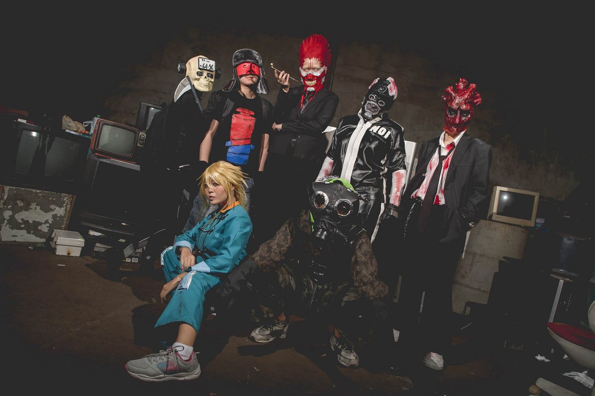 This cosplay was a celebration for dorohedoro . 