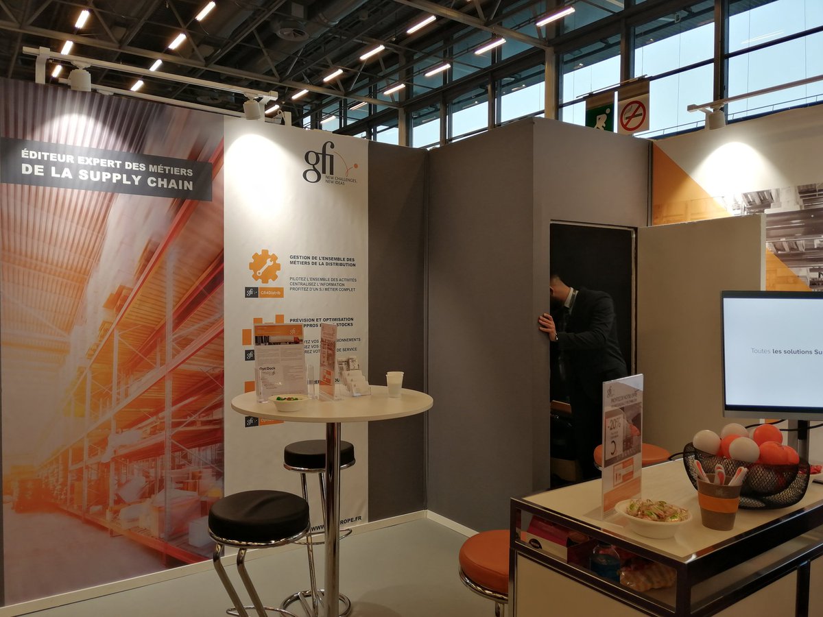 #SCE19 C'est parti ! On vous donne rendez-vous Stand D6 aujourd'hui et demain ! Discutons de vos projets #ERP, de prise de rdv #transport, d'optimisation des #stocks.
#logistique #SupplyChain