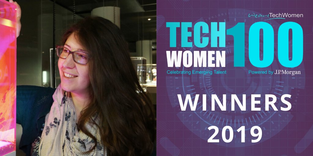 WeAreTechWomen's tweet photo. Congratulations Claire Donoghue @techclaire (@3MUK), Ellena Duffy (@WiredScore), Isabel Ashworth @isabel_ashworth (@JLR_News), and Hannah Hellis @HellisHannah (@MorganStanley) for being winners of this year's #TechWomen100 awards! 🏆 https://t.co/jqKYdcqOIo
