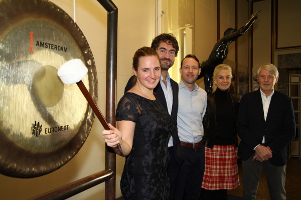 Precies een week geleden opende Nicoline van Leersum, kersverse Young Captain 2019,  traditiegetrouw de Amsterdamse beurs #YCA2019
