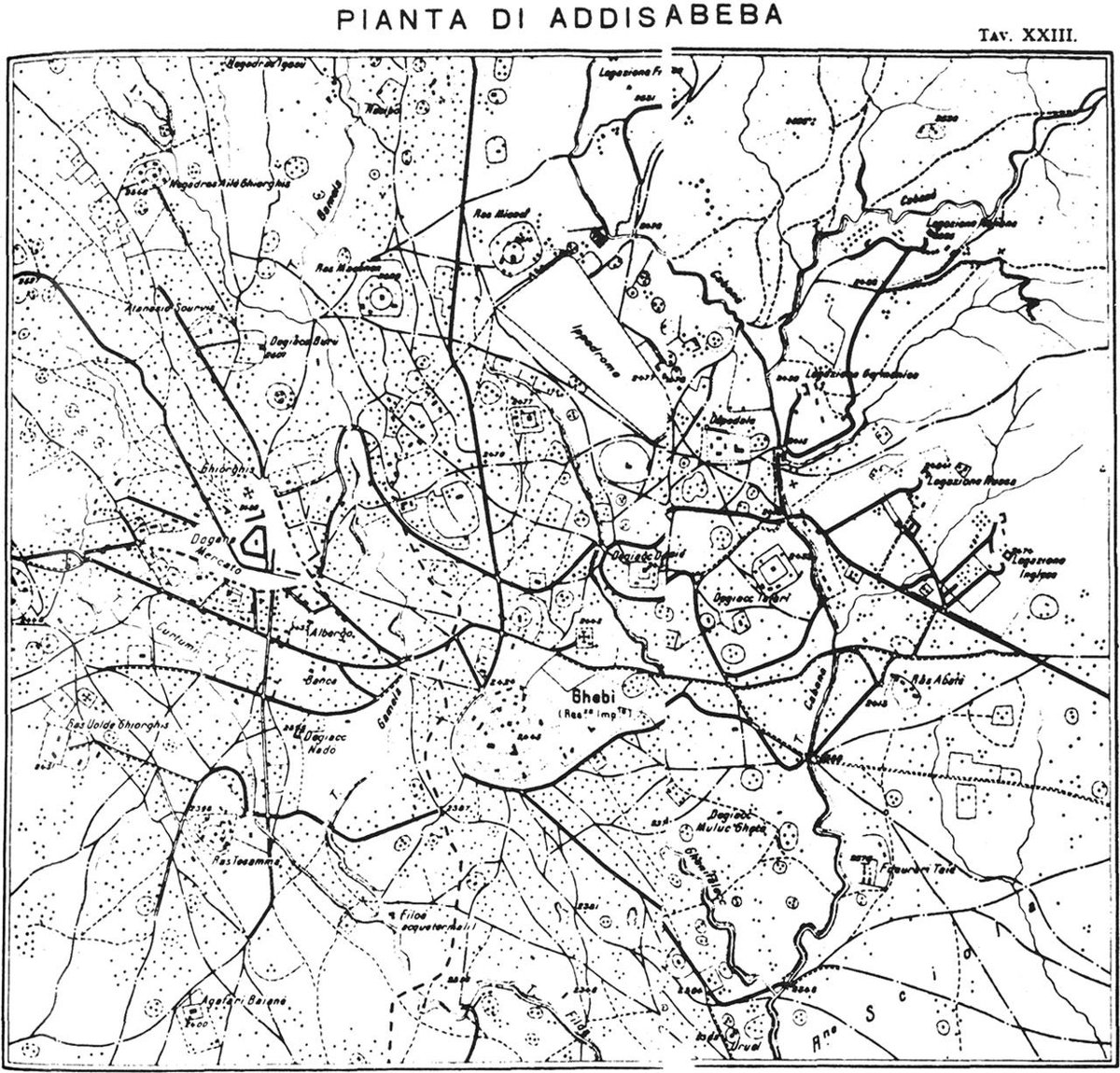 funwithmaps's tweet photo. An old map of Addis Abeba in 1912 - https://t.co/lXHTAYwkKK https://t.co/0oZpZhhKmp