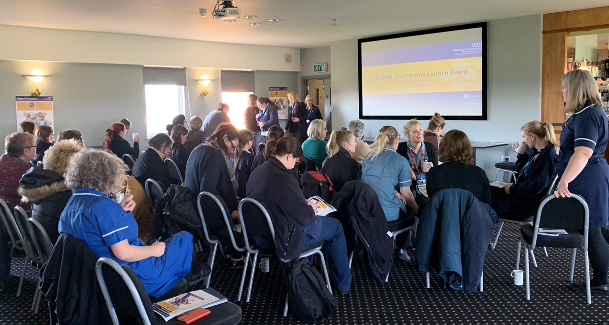 All set for the Digital Champions launch event at <a href="/LongtonRugby/">Longton Rugby</a> club to bring new members to promote new exciting digital ways in to the <a href="/mpftnhs/">Midlands Partnership University NHS FT</a> Trust 💻📱🖥 #technology