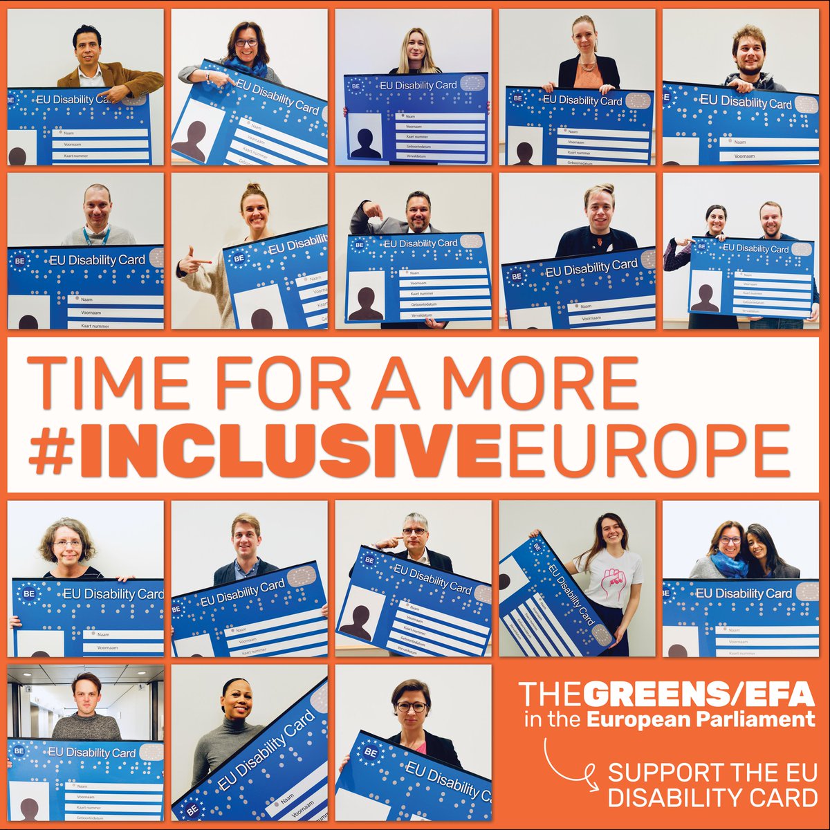 Time for an #inclusiveEurope! 

Today's Intl Day of Persons with Disabilities. We believe no disability should be a barrier in life and call for a European Disability Card, which recognises disability status &amp; guarantees benefits in all EU countries. #IDPwD #TheFutureIsAccessible