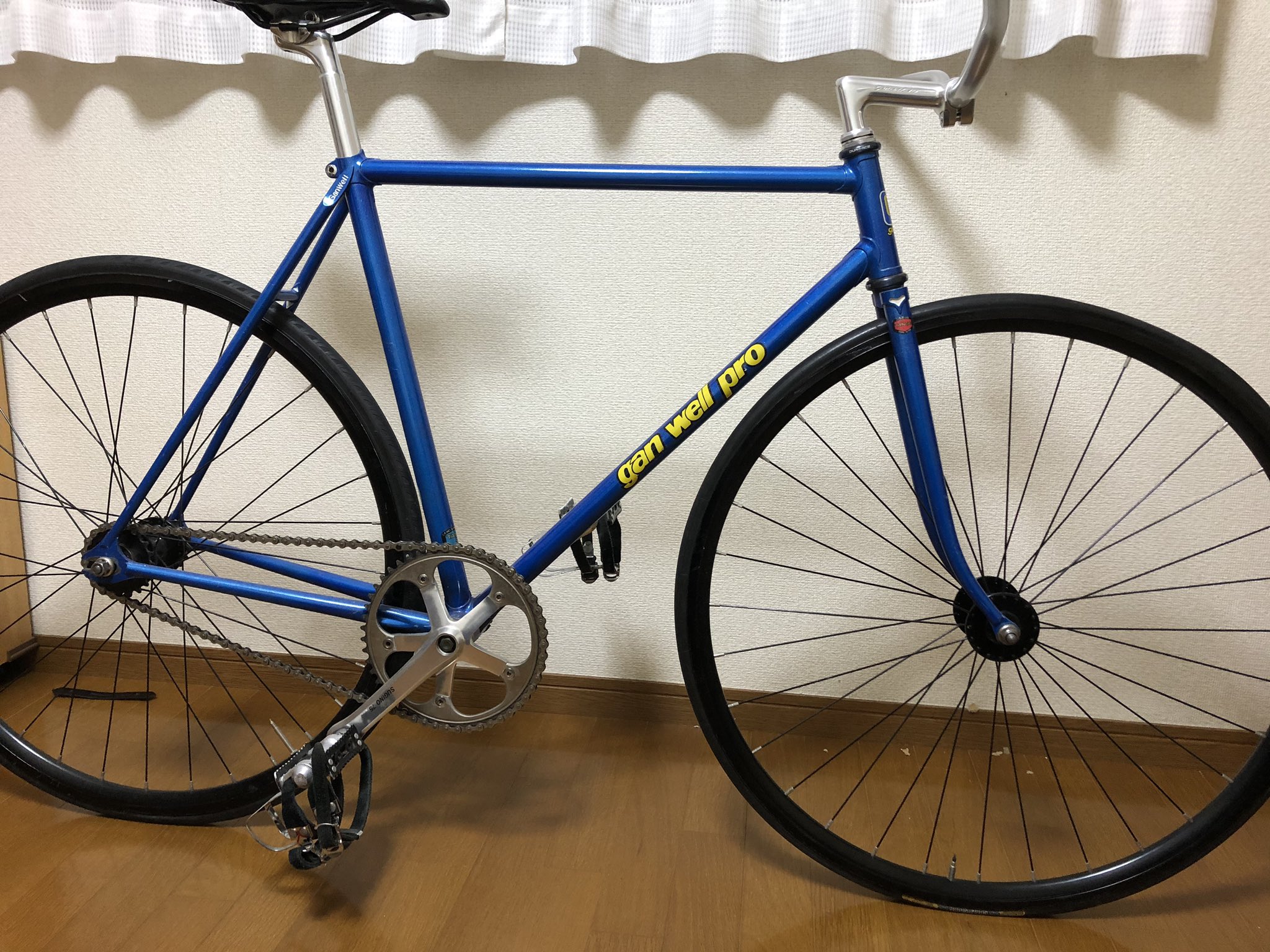 ピスト　ピストバイク　njs ガンウェル　gan well BLOG 京都の老舗岩井商会が作り続ける現役NJS認定フレーム【中古
