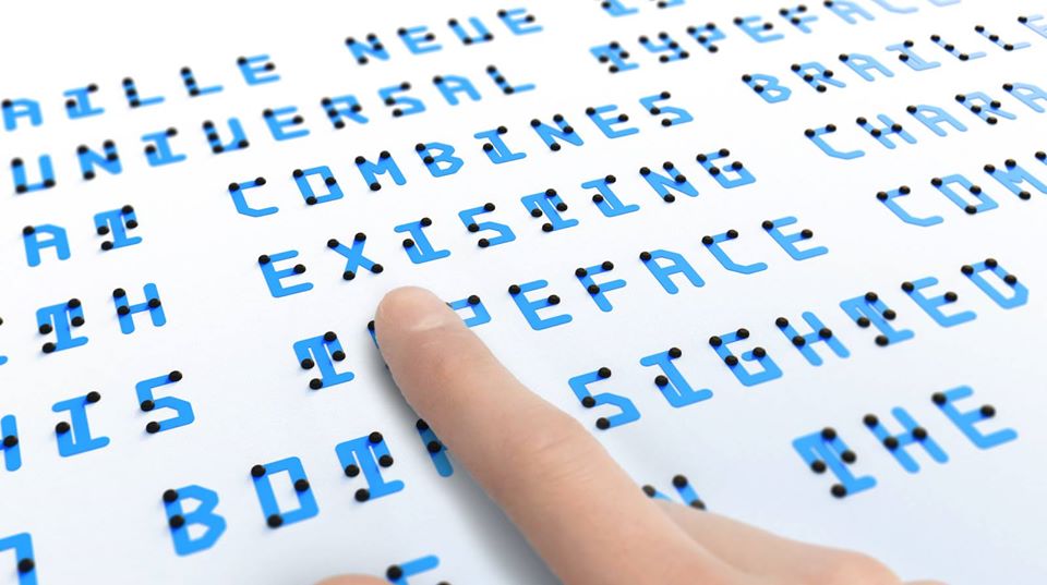 typeroom_eu's tweet photo. December 3 is #UN's International Day of Persons with Disabilities. Celebrate it with #BrailleNeue, a universal #font that combines braille with existing characters ➡️ https://t.co/0VxCfKgBSm #IDPD #KosukeTakahashi #Braille #Tokyo2020 ##2020beat #Tokyo2020Paralympics https://t.co/sRvgHbt4he