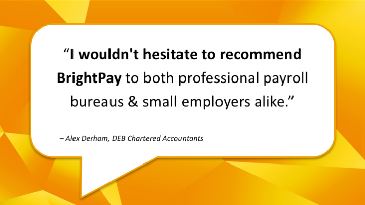 GreatPayroll's tweet photo. BrightPay has a 99% customer satisfaction rate! Read our testimonials to find out what people like about #BrightPay https://t.co/5gmjCRQvQx https://t.co/JUZfp7R9in