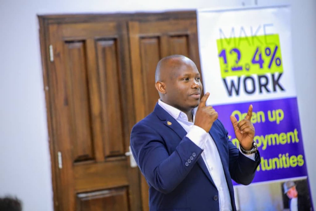 LftWUG's tweet photo. #UBDN Launch: Ambrose murangira from Light For The World Uganda highlighted the challenges PWDs face when it comes to seeking for jobs and went ahead to give a brief explanation of how organizations or companies can practice inclusive interviewing. #WeCanWorkUG #IDD2019 https://t.co/NEZbL0knZI
