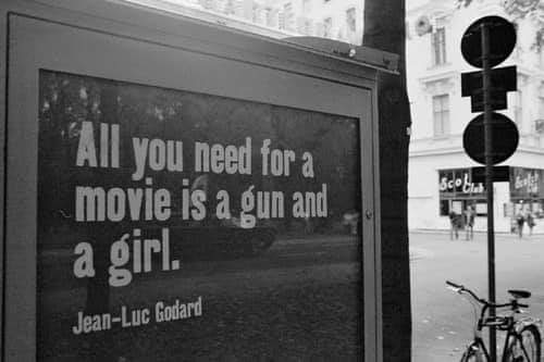 Happy birthday Jean Luc Godard. 