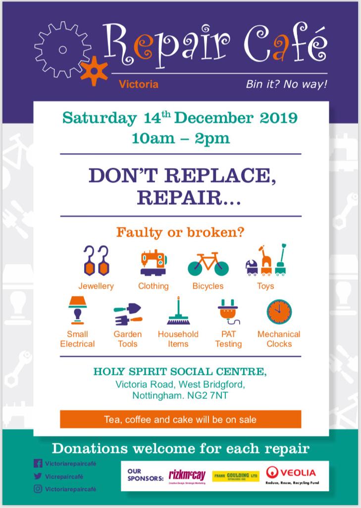 VicRepairCafe's tweet photo. Hi come along to our next Victoria repair café #repair #sewing #westbrifgfordwire #repaircafe #cherylpidgeon #rushcliffelabourparty #veolia https://t.co/tmwEvuBick