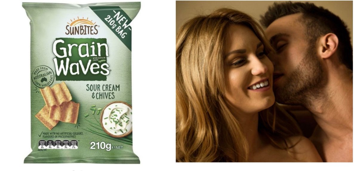 Reply with something you can say while eating Sour Cream and Chives Grain W...