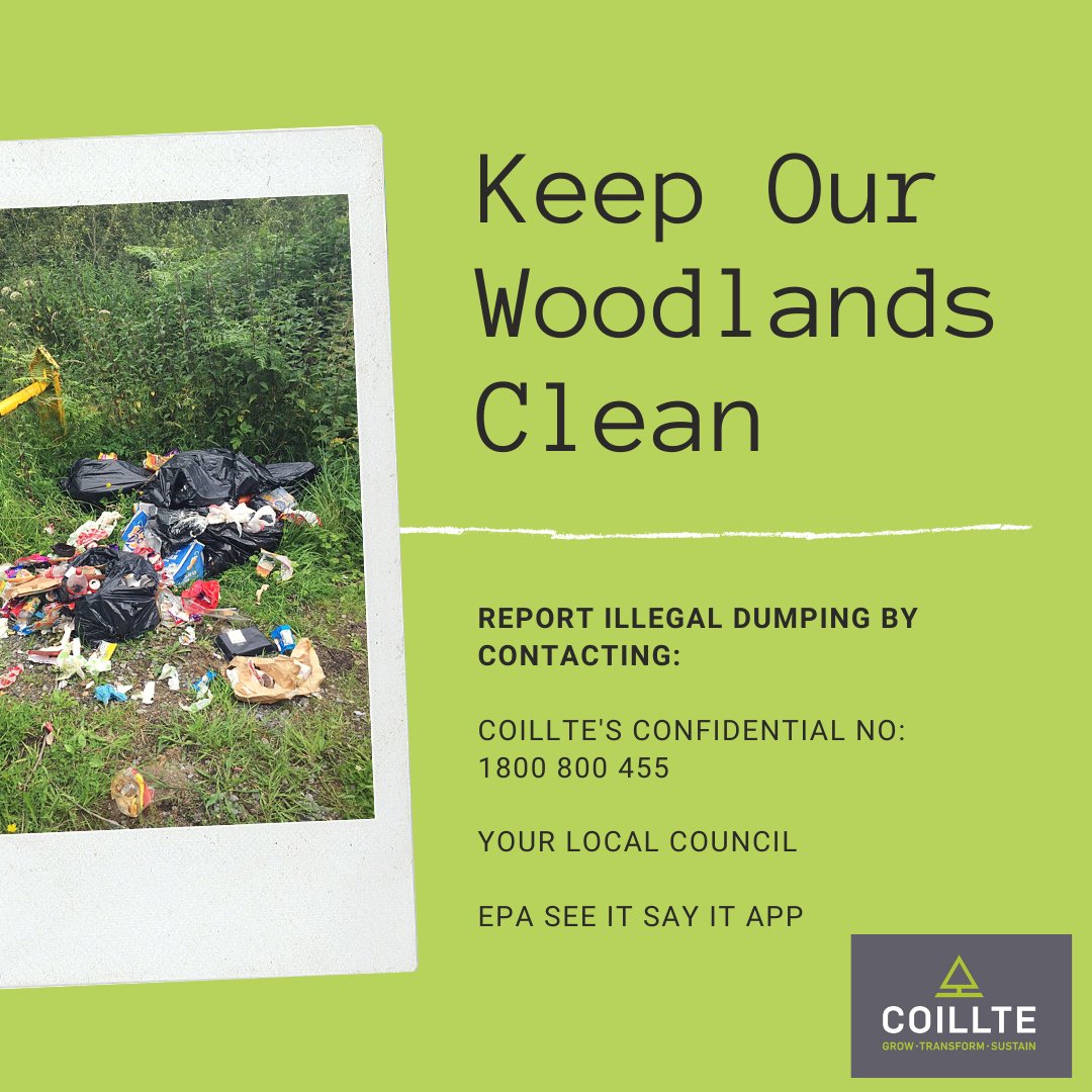 coilltenews's tweet photo. When visiting our forests, protect people's health and respect nature by disposing of waste properly. Keep our woodlands clean we all play a part. https://t.co/IVHXncTTJo  #cleanup #leavenotrace https://t.co/wn4oOeNuTb
