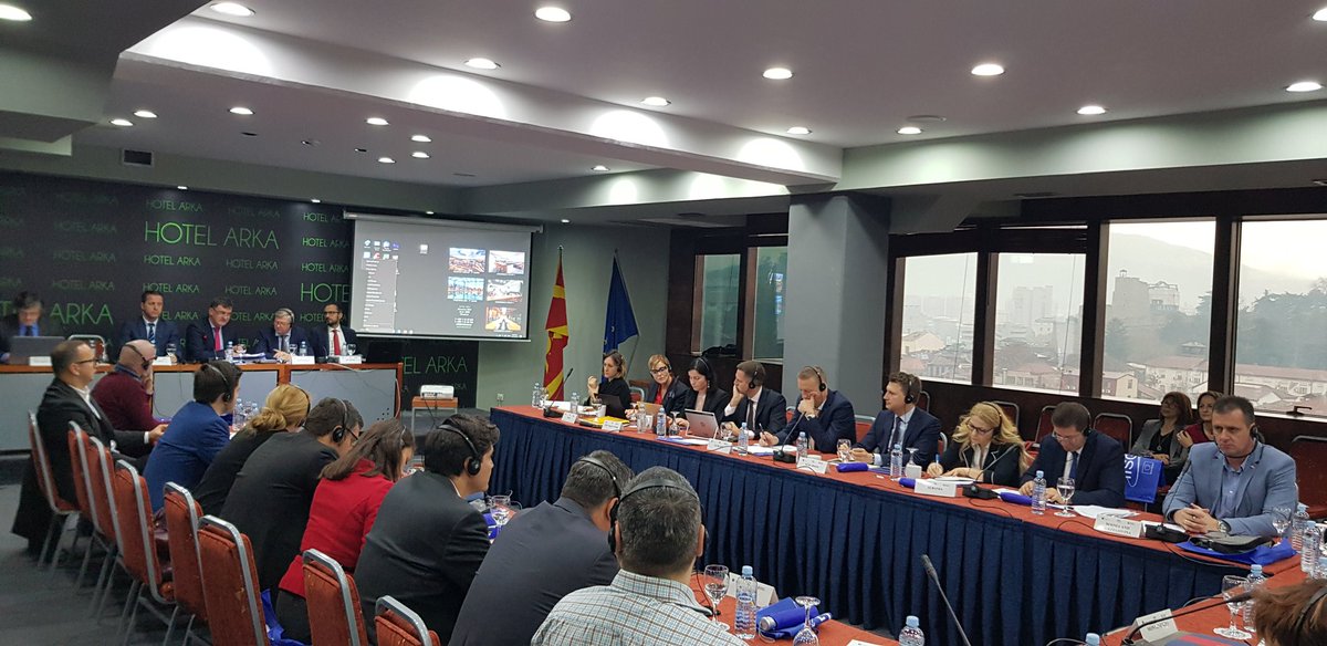 WBIISG's tweet photo. 4th meeting of the Regional Network of National P-CVE Coordinators for the Western Balkans (RNNC) commences in Skopje #WBIISG #WBIISGumbrella #EEAS #DGHOME #EURANCoE https://t.co/ToRzOeNnyB