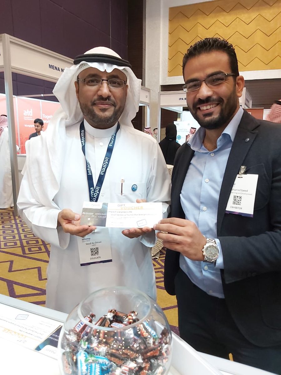 Impact_LD's tweet photo. And we have WINNERS 🎉 

Spin Impact WHEEL at our booth B6 #ATDSAUDIARABIA

#saudiarabia #riyadh #conference #ATD #LearningandDevelopment #training #businesssimulation #teambuilding #gallupstrengthsfinder #paradigmlearning #knolskape #conferences2019 #ksaconferences #exhibition https://t.co/qfOY5aWplB