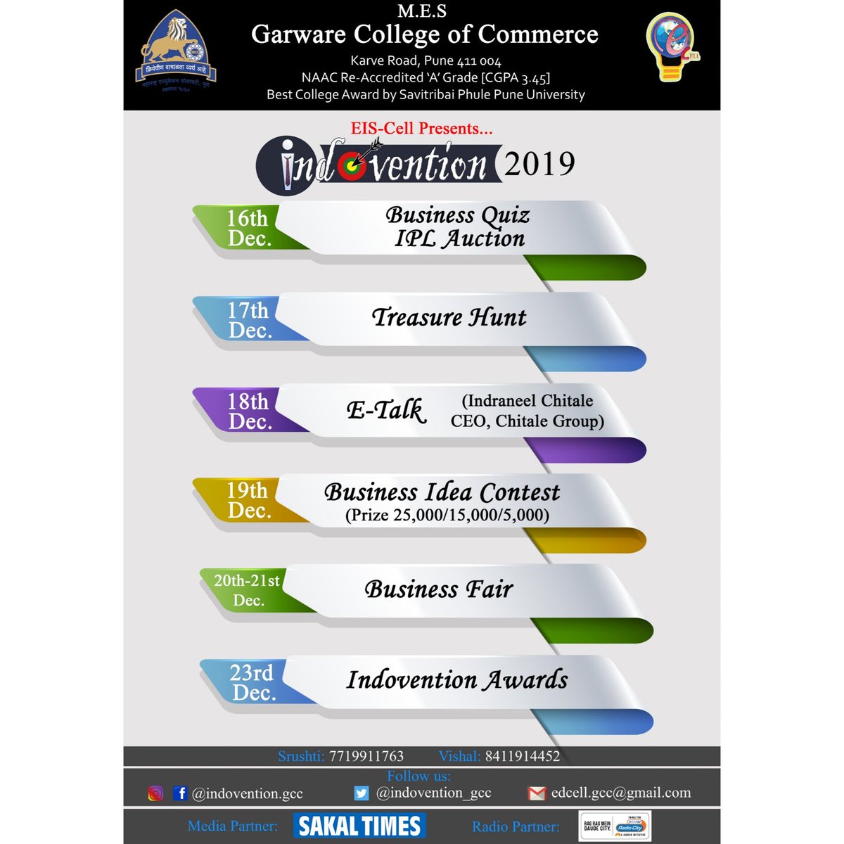 indovention_gcc's tweet image. If you can Dream about it, You Can Do it..!!!😍🎯
So here it is... The Official Poster of Ind🎯vention 2019!!!🤩😍 
 Ind🎯vention, will be hosting some amazing set of Activities in it&apos;s 9th Edition..
.
THE REGISTERATIONS ARE NOW OPEN TO ALL.
.
DM FOR DETAILS...
.
#indoventiongcc