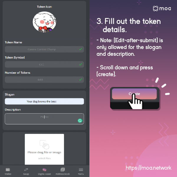 edenchainio's tweet photo. MoA: smart management for all #digital assets.
Start your own safe digital economy with #MoA under 3 minutes. $EDN
📽️Blog with YouTube tutorial
https://t.co/tL8j8PqRya
📈Go to MoA
https://t.co/ZX4nX6LOYy
***Access MoA with your Dorothy ID.
#blockchain_wallet #crypto_wallet https://t.co/v3zDfDLbBH