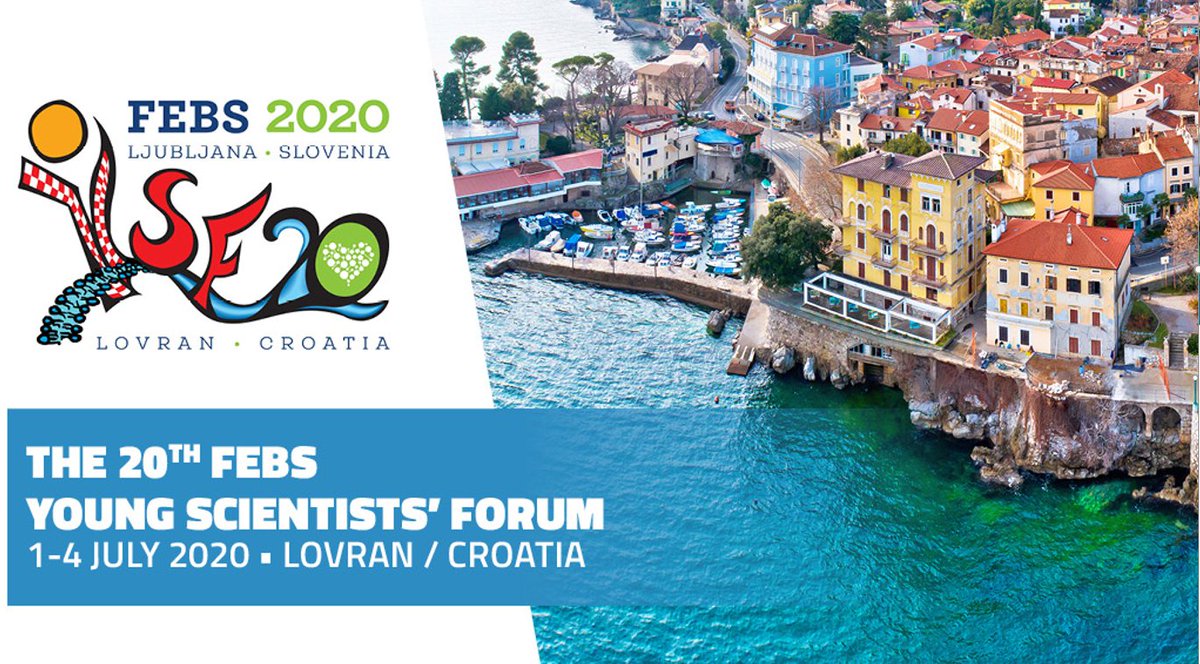 Apply by 15 December 2019 for a funded place at the 20th FEBS Young Scientists' Forum (YSF) in Croatia, just ahead of #FEBS2020 – spread the word to #biochemistry, #molecularbiology &amp; #cellbiology #PhD students and #postdocs in European+ area! 
2020.febscongress.org/ysf-welcome