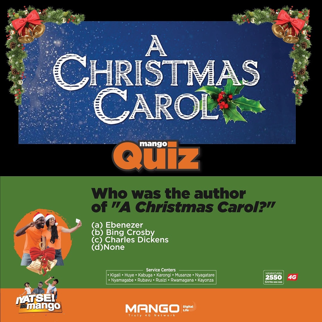 Mango4G's tweet image. #December is the twelfth and final month of the year. It is popularly known to be the month of #Christmas. Answer the question below and stand a chance to win amazing prizes with #Mango #Telecom. 😊 Do not forget to like, comment &amp;amp; share. #MangoFestiveSeason.
#IyatseNaMango