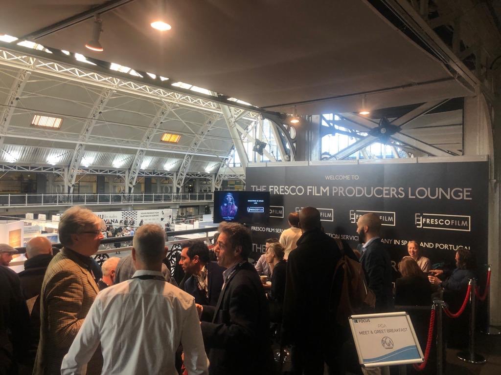 Hello from The Fresco Film Producers Lounge @tlgfocus #London