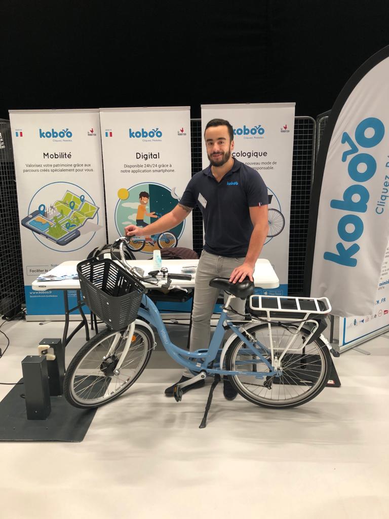 justkoboo's tweet photo. Aujourd'hui kobOO est présent au salon "France Mobilités" de Jonzac !
#koboo #francemobilites #vls #veloconnecte #velolibreservice https://t.co/ANwaGBFnOp