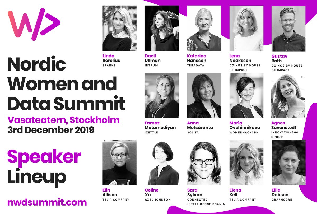 Nordic Women and Data Summit tweet media