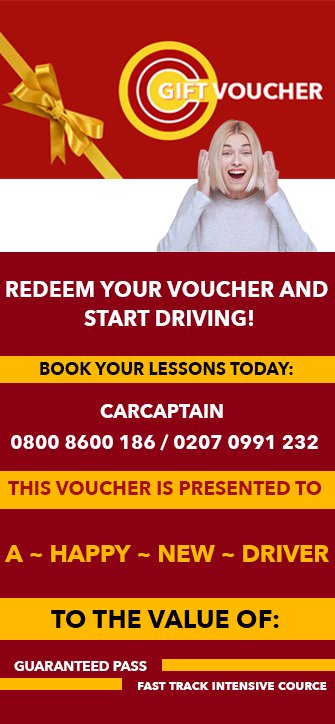 CarCaptainLtd's tweet image. Now that would be an Amazing Christmas Gift!
Just visit ccidc.uk for more!
#carcaptain #fasttrackdriving #fasttracktests #theorytest #theorytuition #practicaldriving #drivingtest #drivinglessons #trustpilot #fivestartrustpilot #london #londondriver #londondriving