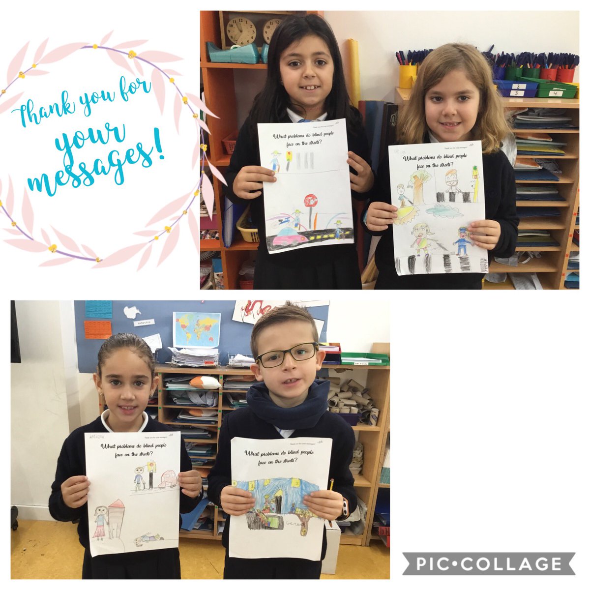 PrimNatzEsplu's tweet image. What problems do blind people face on the streets? #elsmags #Science2 #Thankyouforyourmessages #LouisBraille