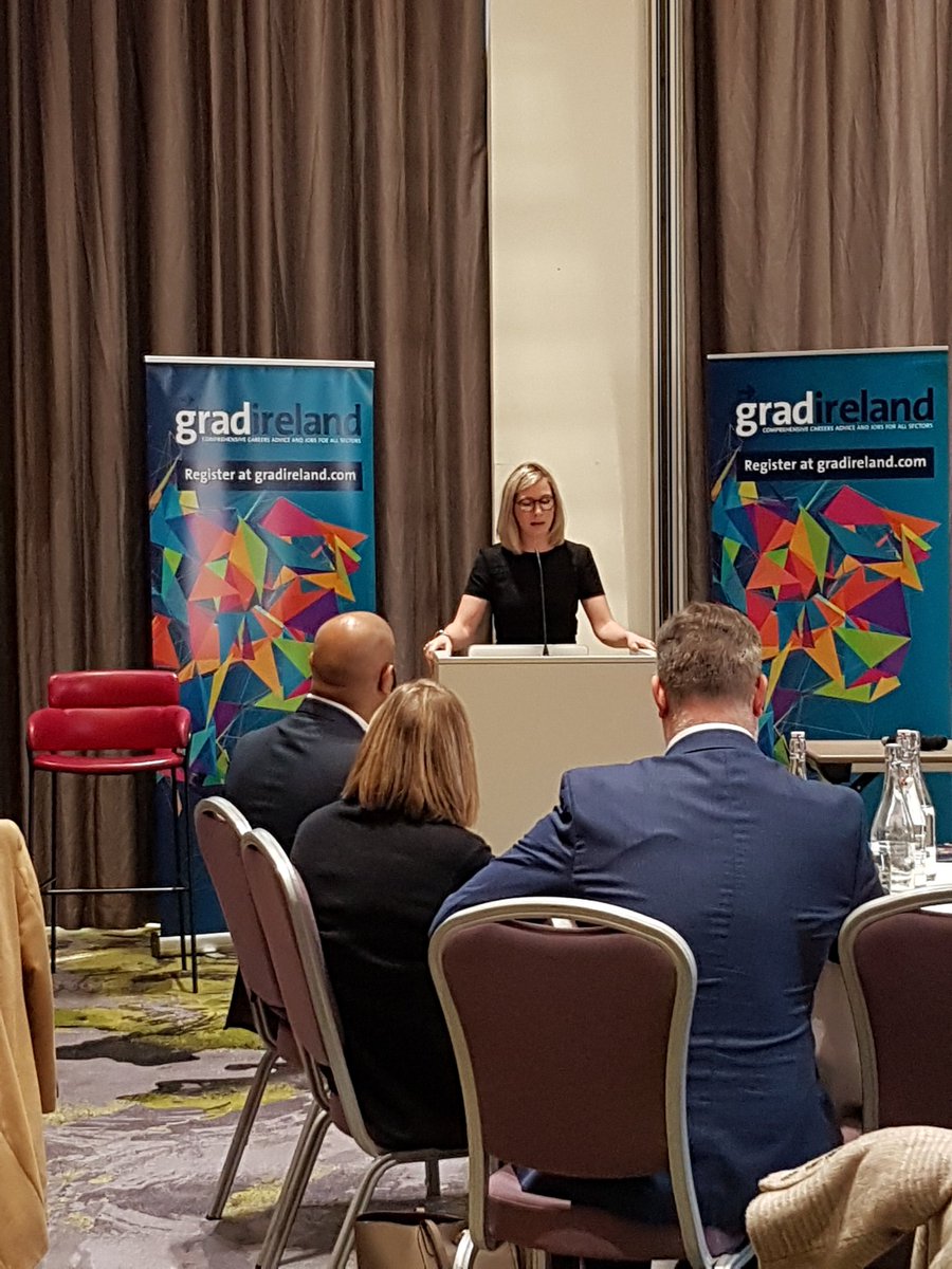 Great to hear from Eimear McNabb from @trendenceUKIre a specialist market research company discussing the future of graduate recruitment #GenZ #graduaterecruitment #Events