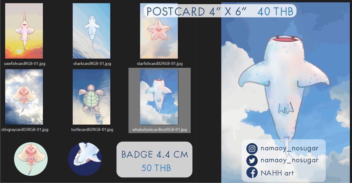 namaoy_nosugar's tweet photo. I believe I can fly
#10000MilesinLO #FishBelly #FromSeaBed #Badges #postcard
เพิ่มเติมจากสติ้กเกอร์ค่าาาา
สนใจสอบถาม dmได้ จองได้ค่าา
งานวันอาทิตย์ ที่8 นี้แล้ว ถ้าไม่ได้ไปสามารถสั่งรอบไปรได้เด้ออ https://t.co/cpW1W6ySeJ