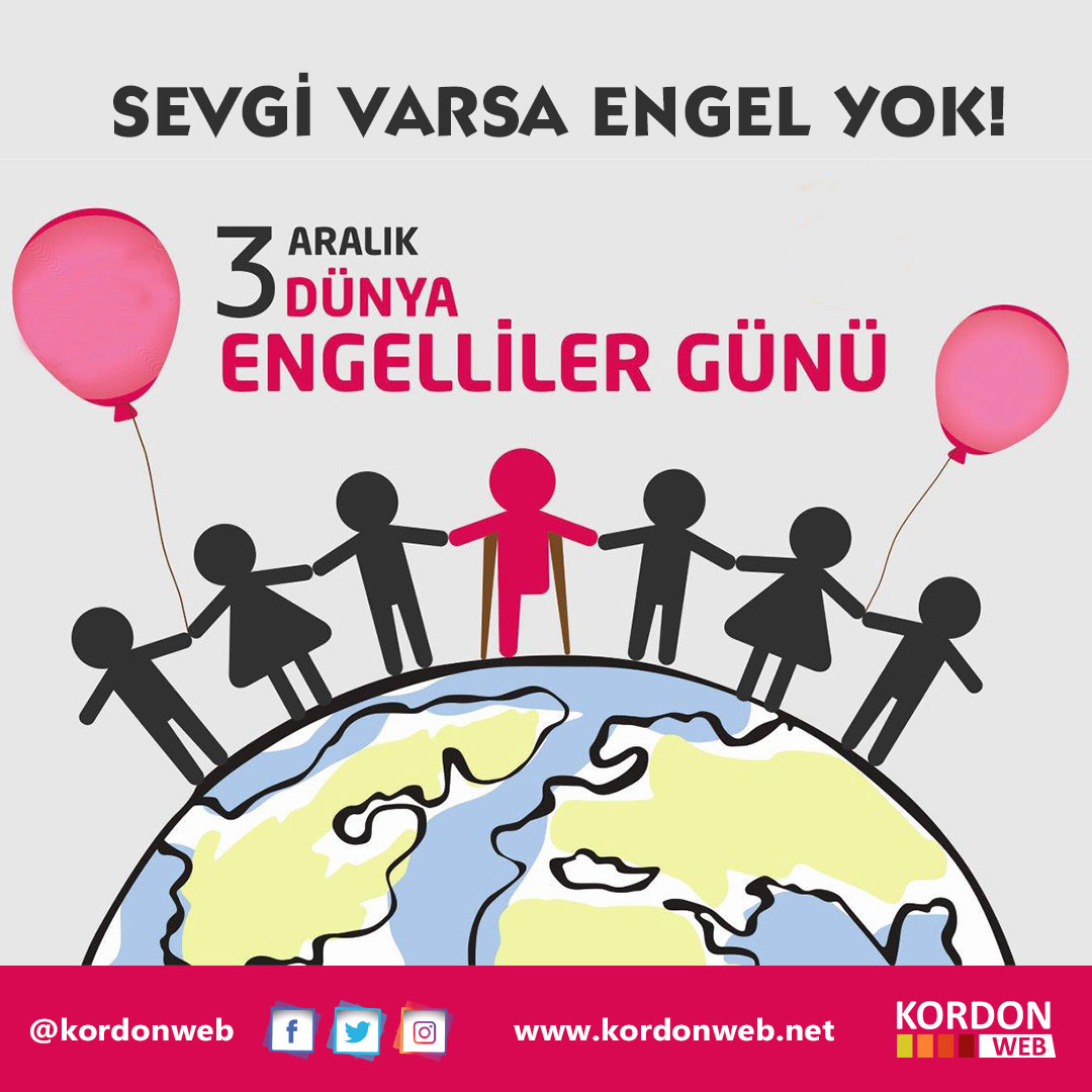 #EngelYok #3AralıkDünyaEngellilerGünü #3AralikDunyaEngellilerGunu #DünyaEngellilerGünü #InternationalDayofDisabledPersons #3Aralık #3Aralik #EngelsizYaşam