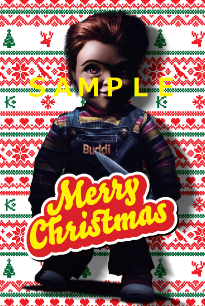 そして明日12/4より #新宿フラックス さんとのコラボフードキャンペーンも開始します‼👏
#チャイルド・プレイ　コラボメニューご注文の方へ
キュートな🎅ポストカード🎄をプレゼント🎁
※ポストカードはなくなり次第終了となります。

#ChildsPlay #ChuckyMovie
#死ぬまでずっと親友だよね