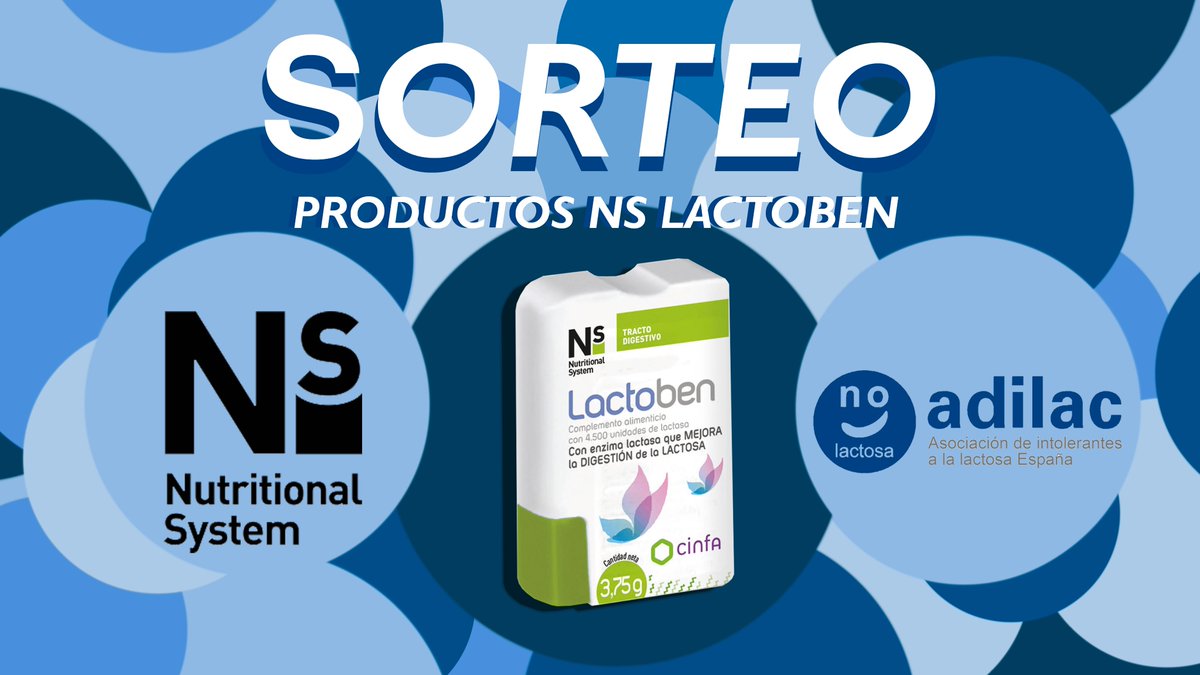 lactosainfo's tweet photo. SORTEO de un lote de comprimidos de lactasa de NS Lactoben. ¡Retwittea para participar! A finales de diciembre diremos el ganador. #sinlactosa #lactosa #lactosefree #intolerancialactosa #sorteo ¡Etiqueta a tus amig@s para que también participen! https://t.co/FfgEGysQ2i