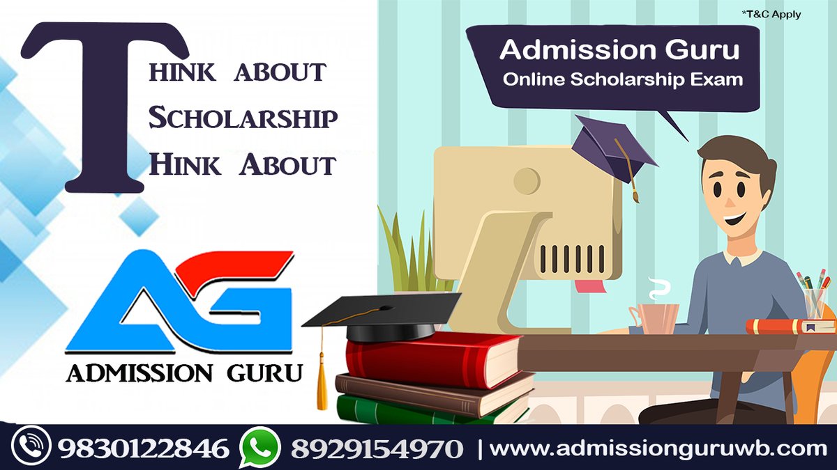 Looking for #Scholarship? #AdmissionGuru provide scholarships for college students. Sit for online scholarship exam now:

admissionguruwb.com/online-test/

#OnlineScholarship #Kolkata