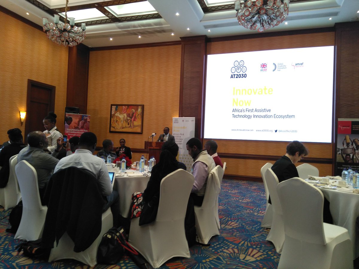 Kicking off Africa's first assistive technology innovation ecosystem in Nairobi #atinnovatenow