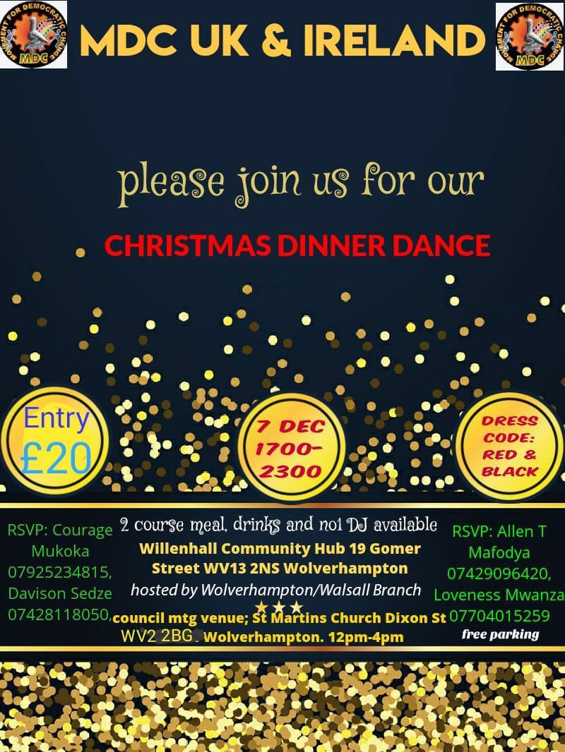 We look forward to welcoming our members and supporters to our end of year celebrations.

Thank you to @WolvesBranchMDC who are hosting this event. If you live in the area, please make sure you get yourself a ticket!