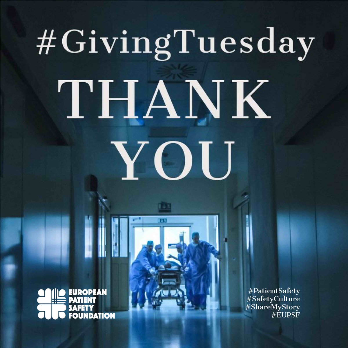 Aujourd’hui, nous remercions les professionnels de la santé et toutes les personnes qui prennent soin des patients. 

#PatientSafety #SafetyCulture #GivingTuesday #MyGivingStory #eupsf @eupsf