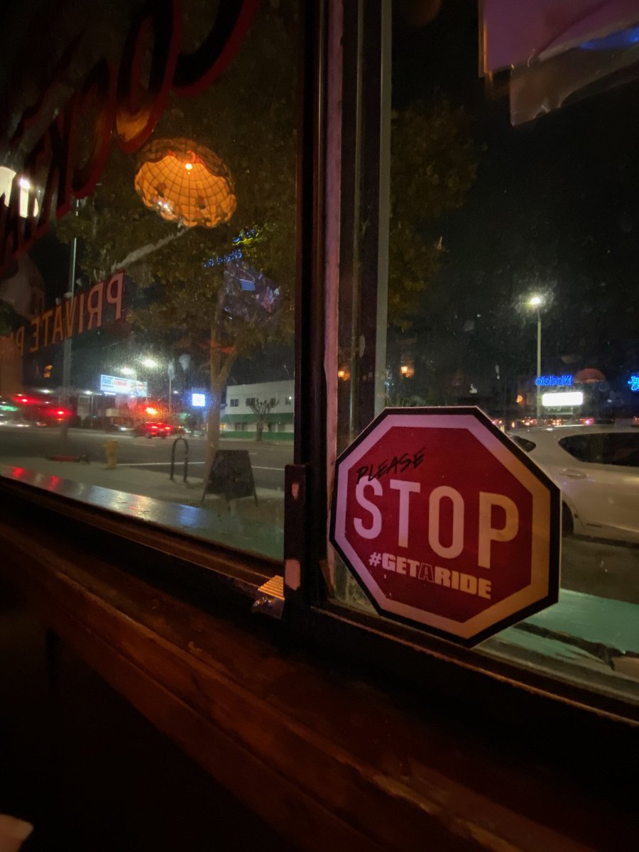 Get_A_Ride's tweet photo. Thank you kindly to the San Francisco Saloon for taking some stickers to put up. It means a great deal and thank you for the kind words about the message.
#bar #dontdrinkanddrive #gethomesafe #dontbehank #getaride https://t.co/jE1f5URL08