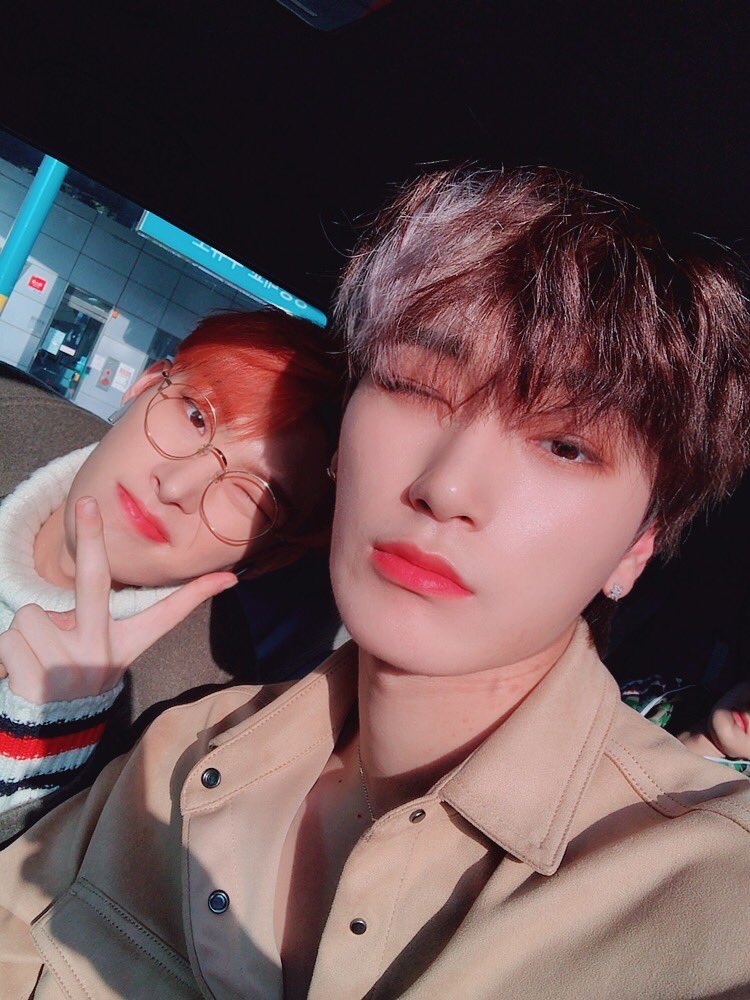 ATEEZofficial's tweet photo. [#산] Welcome back 민기❤️
다시 천천히 조심히 가자😆
#ATEEZ #에이티즈 https://t.co/e51gXFlfYe