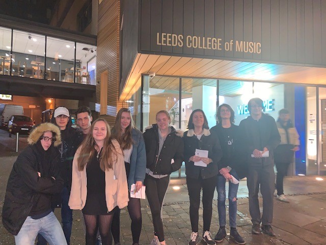 Yesterday evening Mrs Casey took a group of music students from Y10, 11 & 12 to see @LeedsMusic Contemporary Jazz Band perform @TomHainesMusic compositions. The hour long performance was absolutely captivating, there is no other word for it!