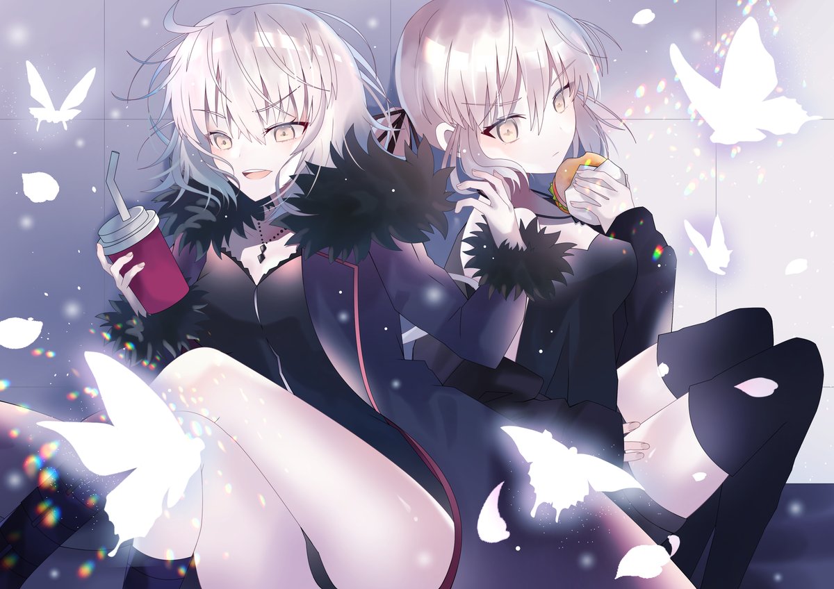 Fgo 悪性隔絶魔境新宿 セイバーオルタとジャンヌ オルタ Fgo Fatego 柚杞ゆぎな 新刊委託中のイラスト Fgo 悪性隔絶魔境新宿 セイバーオルタとジャンヌ オルタ Fgo Fatego 柚杞ゆぎな 新刊委託中のイラスト